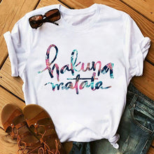 Load image into Gallery viewer, Maycaur T-shirt Women 2020 Summer Fashion Cartoon Lion King Pocket Print Tshirts Harajuku Casual Short Sleeve Tshirt Female Tops