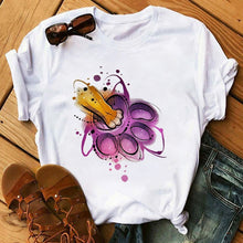 Load image into Gallery viewer, Maycaur T-shirt Women 2020 Summer Fashion Cartoon Lion King Pocket Print Tshirts Harajuku Casual Short Sleeve Tshirt Female Tops
