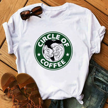 Load image into Gallery viewer, Maycaur T-shirt Women 2020 Summer Fashion Cartoon Lion King Pocket Print Tshirts Harajuku Casual Short Sleeve Tshirt Female Tops
