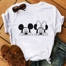 Load image into Gallery viewer, Harajuku Mouse Cartoon Printing T Shirts Women Mickey Graphic Tshirt Summer Short Sleeve Cute Shirt Vogue Tops Female T-Shirts
