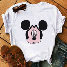 Load image into Gallery viewer, Harajuku Mouse Cartoon Printing T Shirts Women Mickey Graphic Tshirt Summer Short Sleeve Cute Shirt Vogue Tops Female T-Shirts
