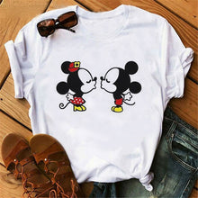 Load image into Gallery viewer, Harajuku Mouse Cartoon Printing T Shirts Women Mickey Graphic Tshirt Summer Short Sleeve Cute Shirt Vogue Tops Female T-Shirts

